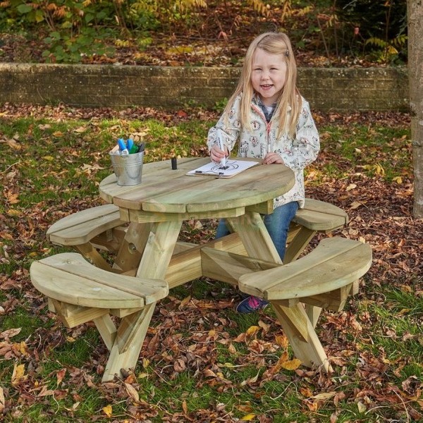 4 lü Ahşap Bahçe Bankı